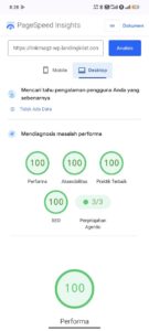 speed page linkmagzwp versi desktop
